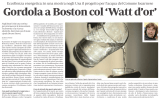 Gordola a Boston col `Watt d`or`