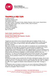 trappola per topi - Emilia Romagna Teatro Fondazione