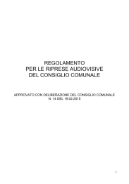 REGOLAMENTO RIPRESE AUDIOVISIVE .xml