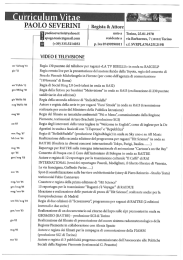 Curriculum Vitae PAOLO SEVERINI