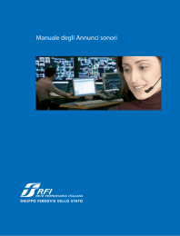 Manuale degli Annunci sonori