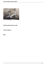 Dahon bicicletta elettrica USATA