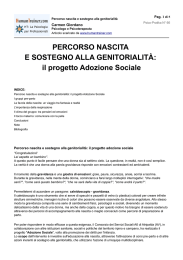 Percorso nascita e sostegno alla genitorialità