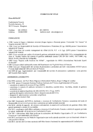 Dott.ssa Elena Bonafè - Ministero dell`Ambiente e della Tutela del