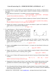 soluzioni - Dipartimento di Fisica