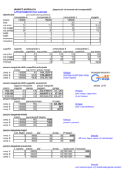 APPARTAMENTO CON GARAGE tabella dati comparabile A