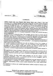VISTO l`esposto della sig.ra Kinasch Ettih Martha