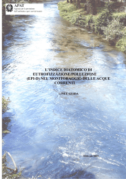 L`indice diatomico di eutrofizzazione/polluzione