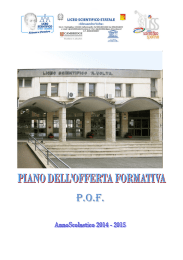 scarica il nostro p.o.f. - Liceo Scientifico Volta