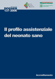 Il profilo assistenziale del neonato sano