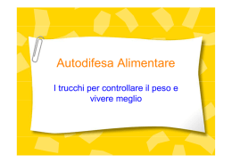 (Microsoft PowerPoint - Autodifesa Alimentare.ppt [modalità