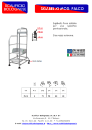 sgabello mod. palco - Scalificio Bolognese ATIET Srl