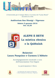 ALEPH E BETH La mistica ebraica e la Qabbalah