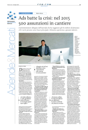 Ads batte la crisi - Corriere delle Comunicazioni