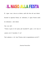 IL signor naso, che era un dottore, andò alla festa dei nasi dottori