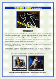 &ldquo;DELITTO PER DILETTO&rdquo; di Stefano Pulino