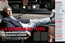 Ho combattuto il cancro con la musica nel cuore