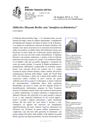 J&uuml;disches Museum Berlin: una &ldquo;metafora architettonica&rdquo;