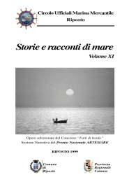 Storie e racconti di mare - Circolo Ufficiali Marina Mercantile