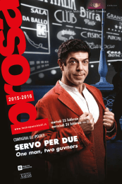 Servo per due - Teatro Ponchielli