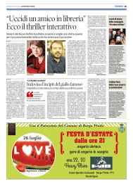 “Uccidi un amico in libreria” Eccoilthrillerinterattivo