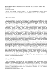 IL SOGGETTO VUOTO: PSICOSI NON SCATENATE