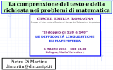 difficoltà linguistiche in matematica