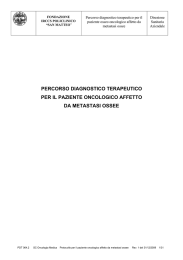 PDT per il paziente oncologico affetto da metastasi ossee