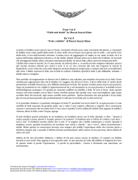 “Fede e dubbio” di Hazrat Inayat Khan