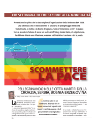 XIX Settimana EAM - VIS - Volontariato Internazionale per lo Sviluppo