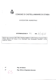 w /r l. - Comune di Castellammare di Stabia