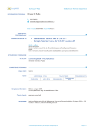 Chiara Di Tullio - Consiglio Nazionale Forense