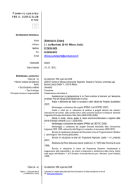 Curriculum Vitae - Universit&agrave; Bocconi
