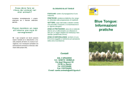 Blue Tongue: Informazioni pratiche