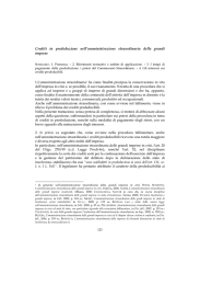 Crediti in prededuzione nell`amministrazione straordinaria delle