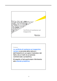 Verifiche di sostanza sul magazzino .ppt [Compatibility Mode]