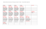 Calendario Alternanza Scuola lavoro 3°A Europeo Liceo Classico