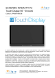 SCHERMO INTERATTIVO Touch Display 65” 10 tocchi