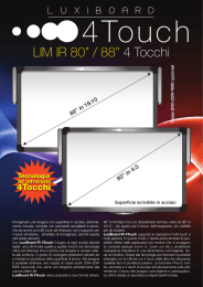 LIM IR 80” / 88” 4 Tocchi