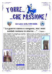 “ Le guerre vanno e vengono, ma i miei .soldati restano in eterno