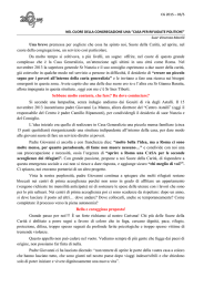 cosa ha spinto noi ,suore della carità ,ad aprire nel cuore della