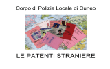 le patenti straniere - Osservatorio sull`Immigrazione in Piemonte