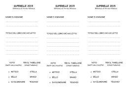 Scheda per votare e Passaparolina