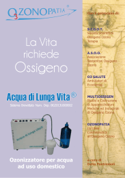 Ossigeno - Società Scientifica di Ossigeno Ozono Terapia