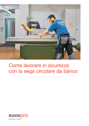 Come lavorare in sicurezza con la sega circolare da banco