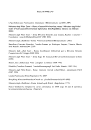 Franco GIORDANO L`Aja (Ambasciata): Ambasciatore Straordinario