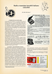 radio a transistor tascabili italiane: GeLoso