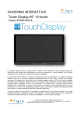 SCHERMO INTERATTIVO Touch Display 65” 10 tocchi