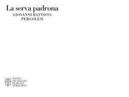 La serva padrona