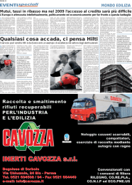 Qualsiasi cosa accada, ci pensa Hilti